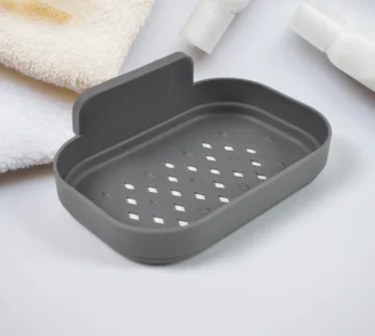 Wall-Mounted Soap Dish – Self-Adhesive Plastic Holder | Mist & Relax