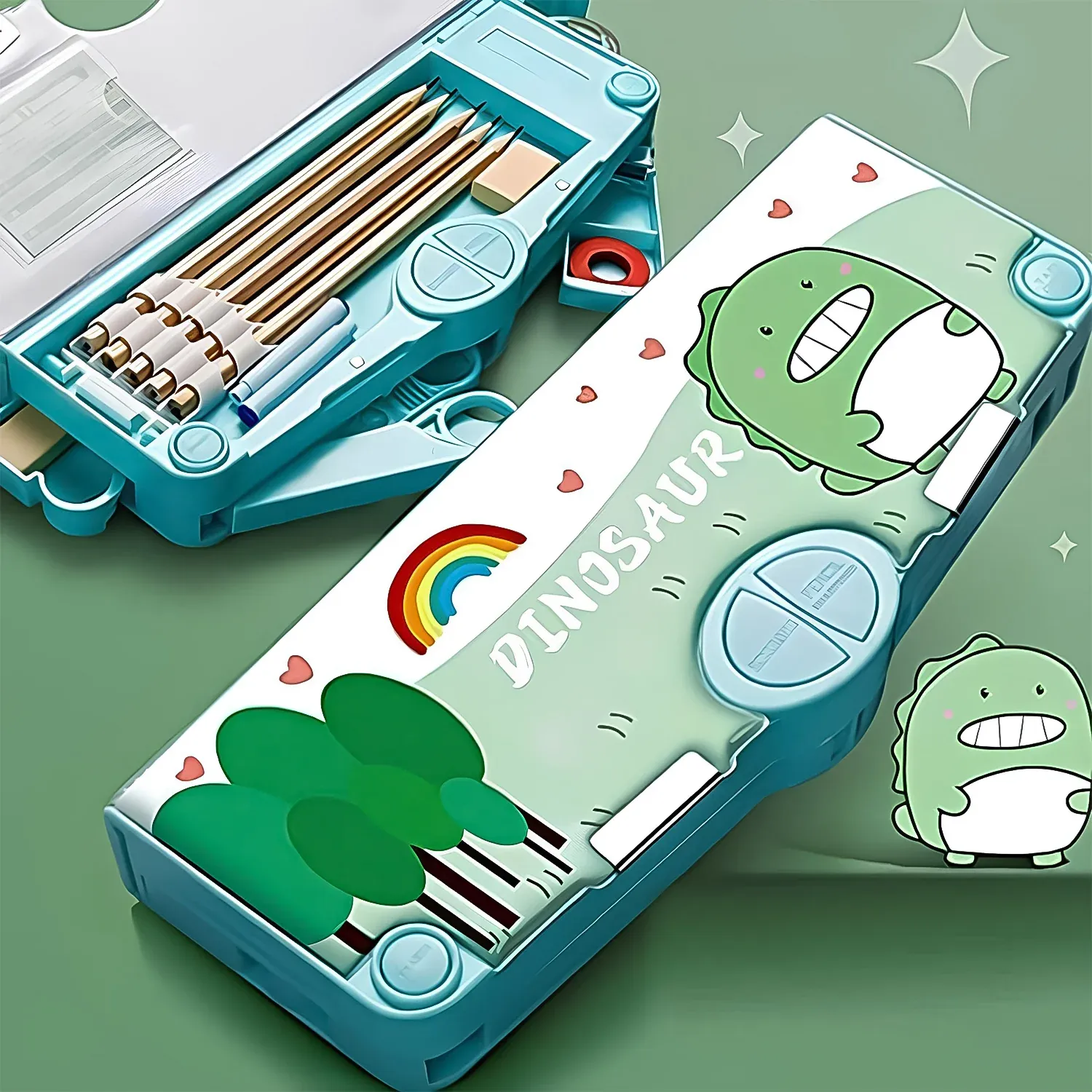 Premium Magnetic Pencil Box – Space Theme & Multifunctional | Spark Tots - Buy Online at Alikart