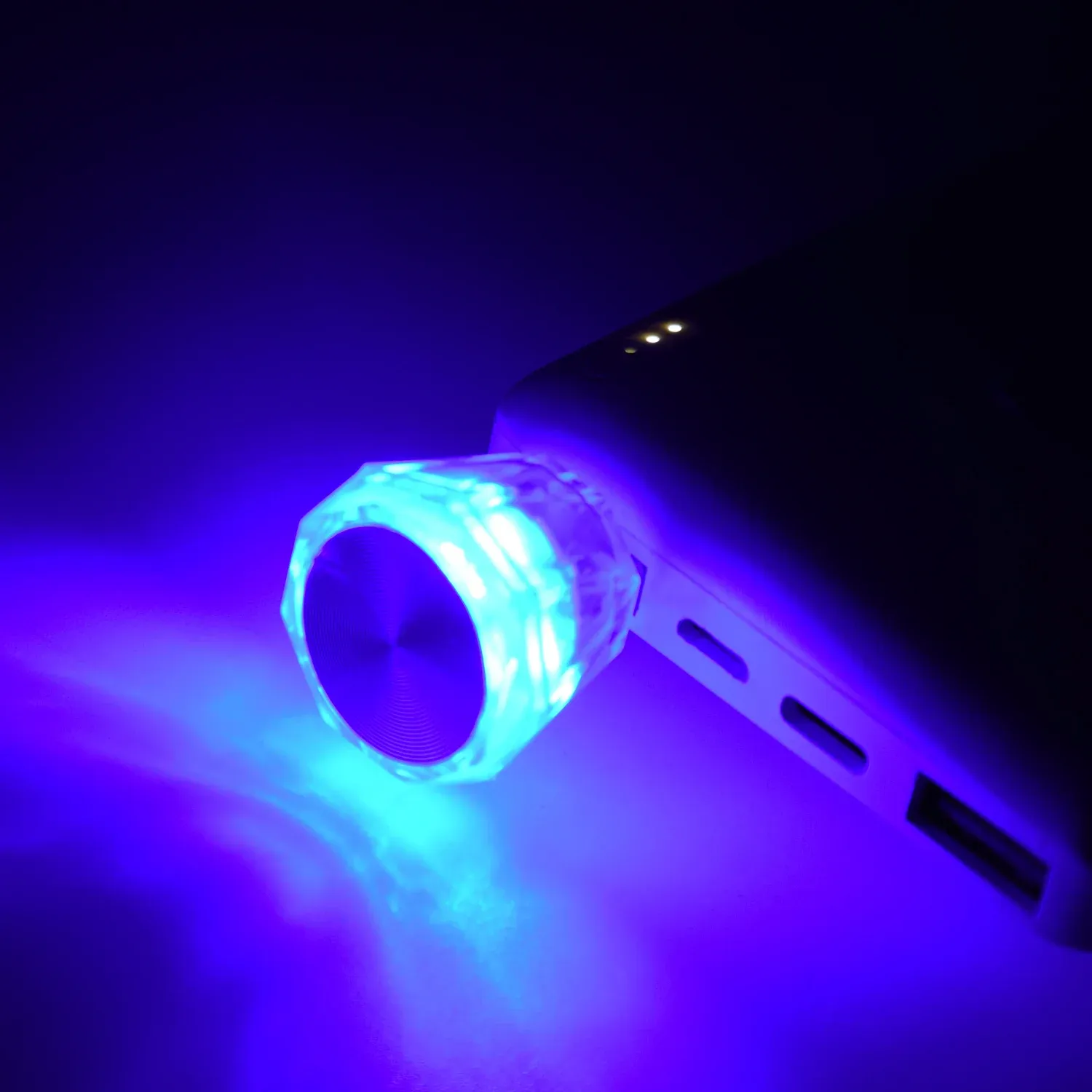 Premium USB Car Interior Light – Diamond Shape LED Lamp - Buy Online at Alikart