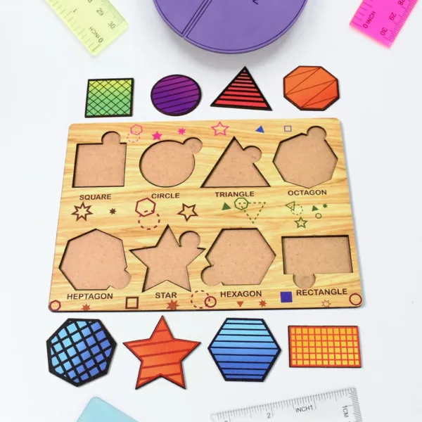 Wooden Triangle Puzzle – Educational Toy for Kids | Inventive Play