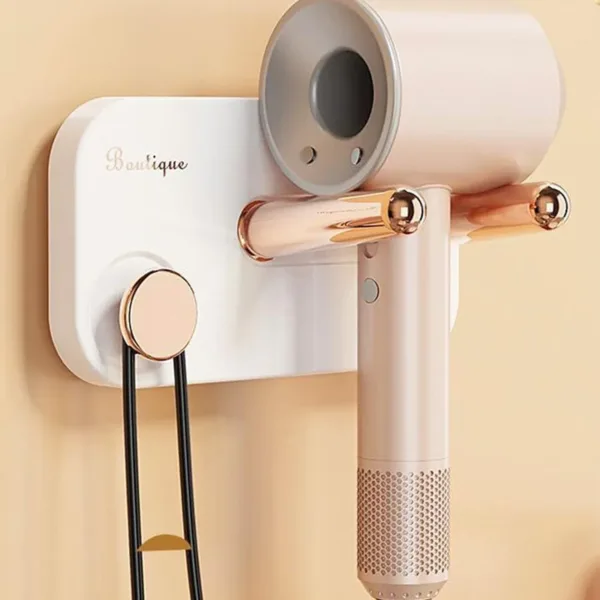 Wall Mount Hair Dryer Holder – Space-Saving & Heat Resistant