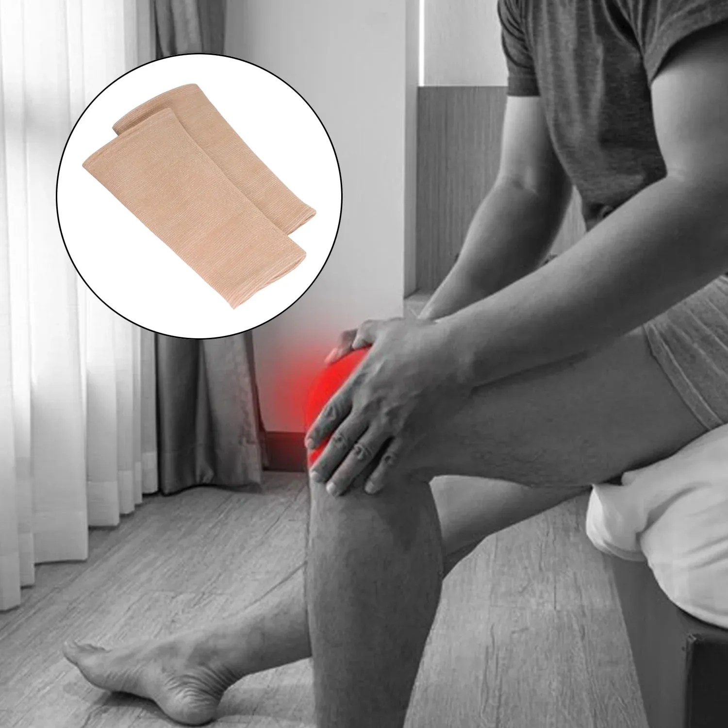 Knee Cap for Support – Large Size for Joint Relief | Velvet Wellness - Detailed Feature View 2