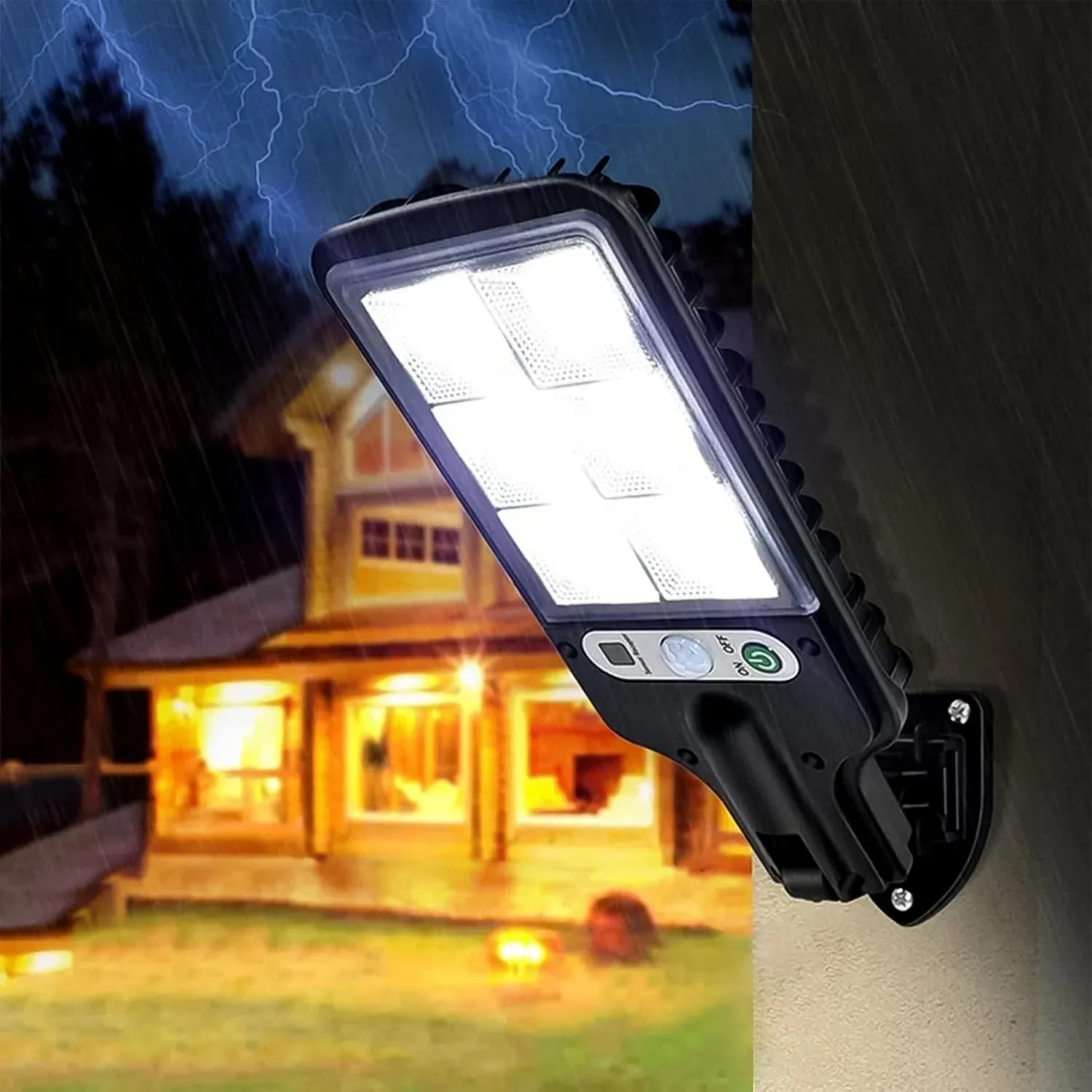 Solar LED Street Light – High Power with Motion Sensor & Remote Control - Detailed Feature View 5