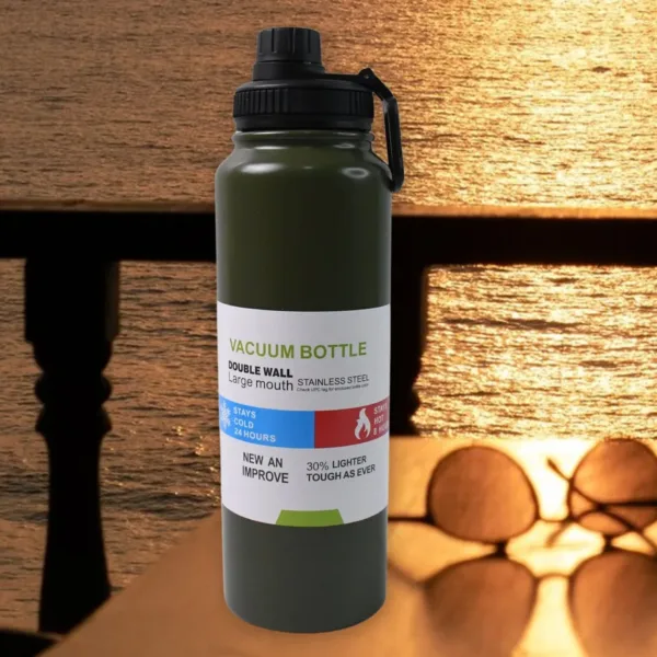 Vacuum Insulated Stainless Steel Water Bottle – 1000 ML Durable & Leak-Proof