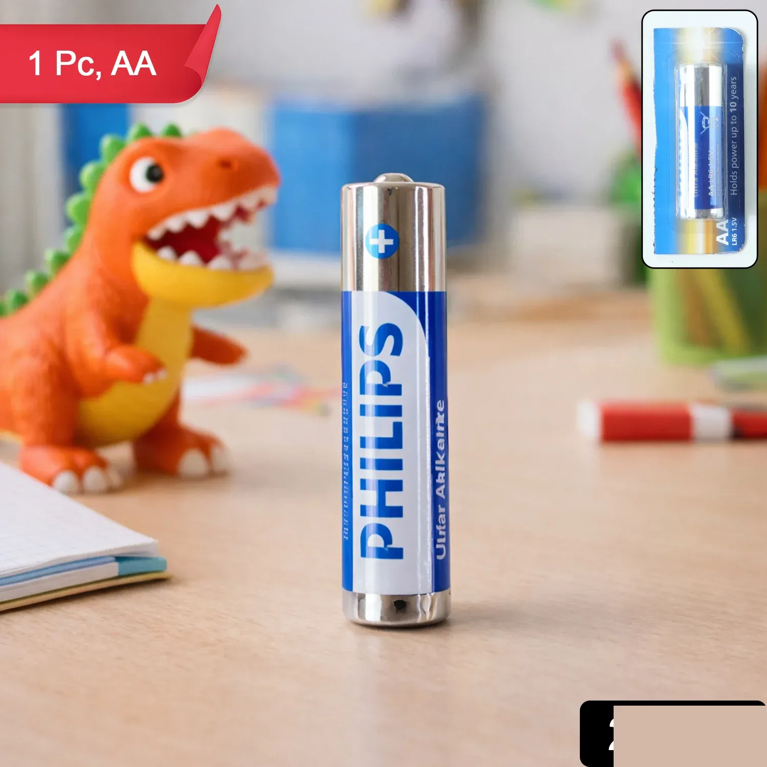 AA Ultra Alkaline Battery – Long Lasting High Power 1.5V Cell - Detailed Feature View 1