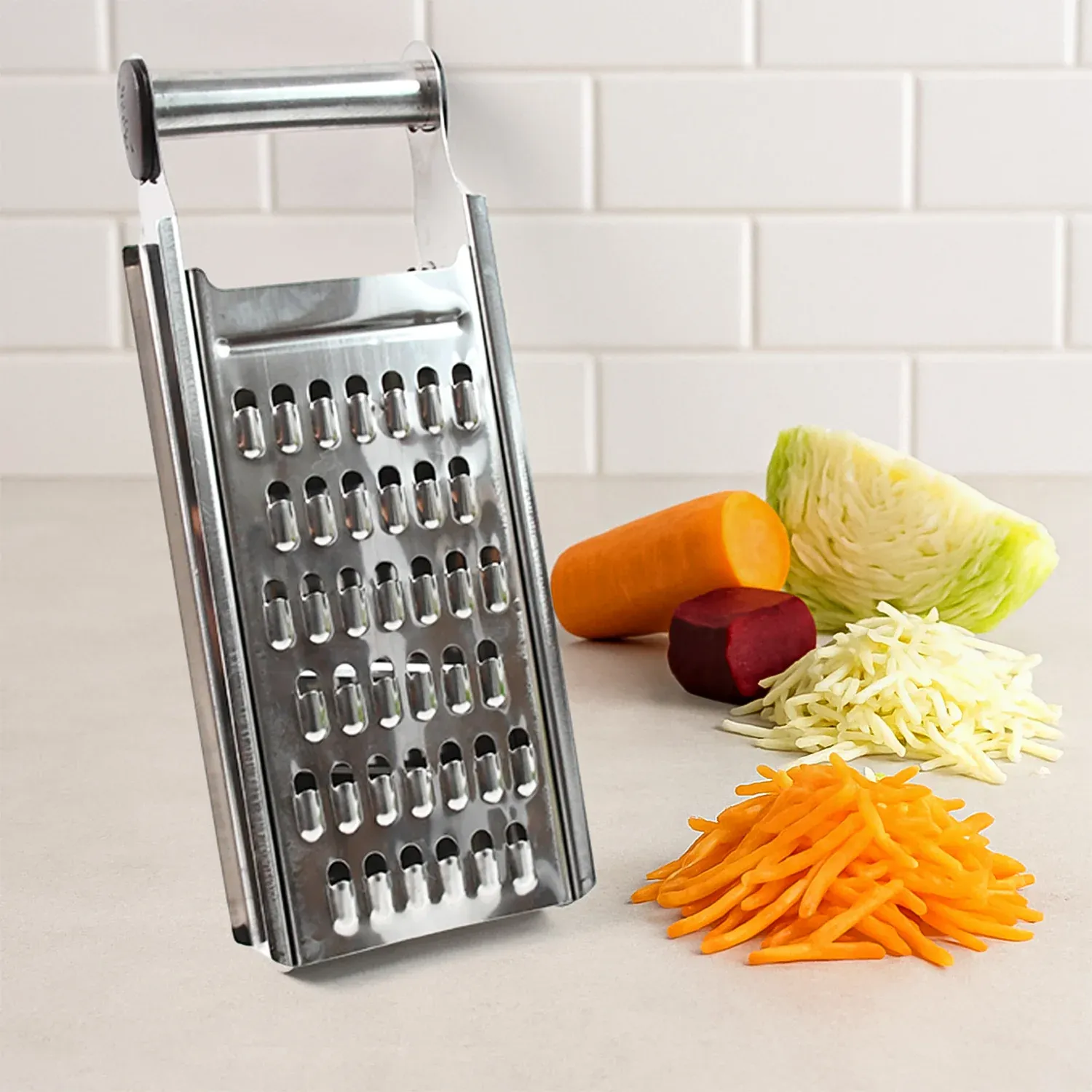 Premium Stainless Steel Slicer – Sharp 2-in-1 Kitchen Cutter and Grater - Buy Online at Alikart