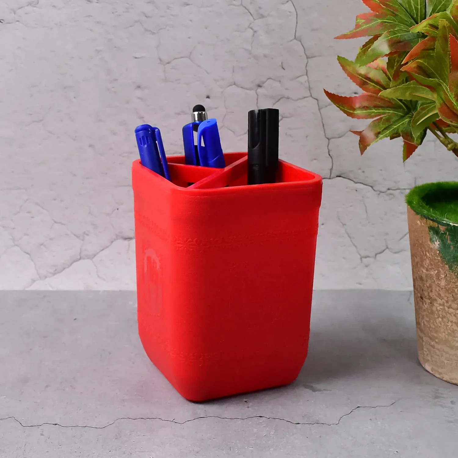 OfficeMate Pen Stand – Space-Saving Desk Organizer for Stationery - Detailed Feature View 4