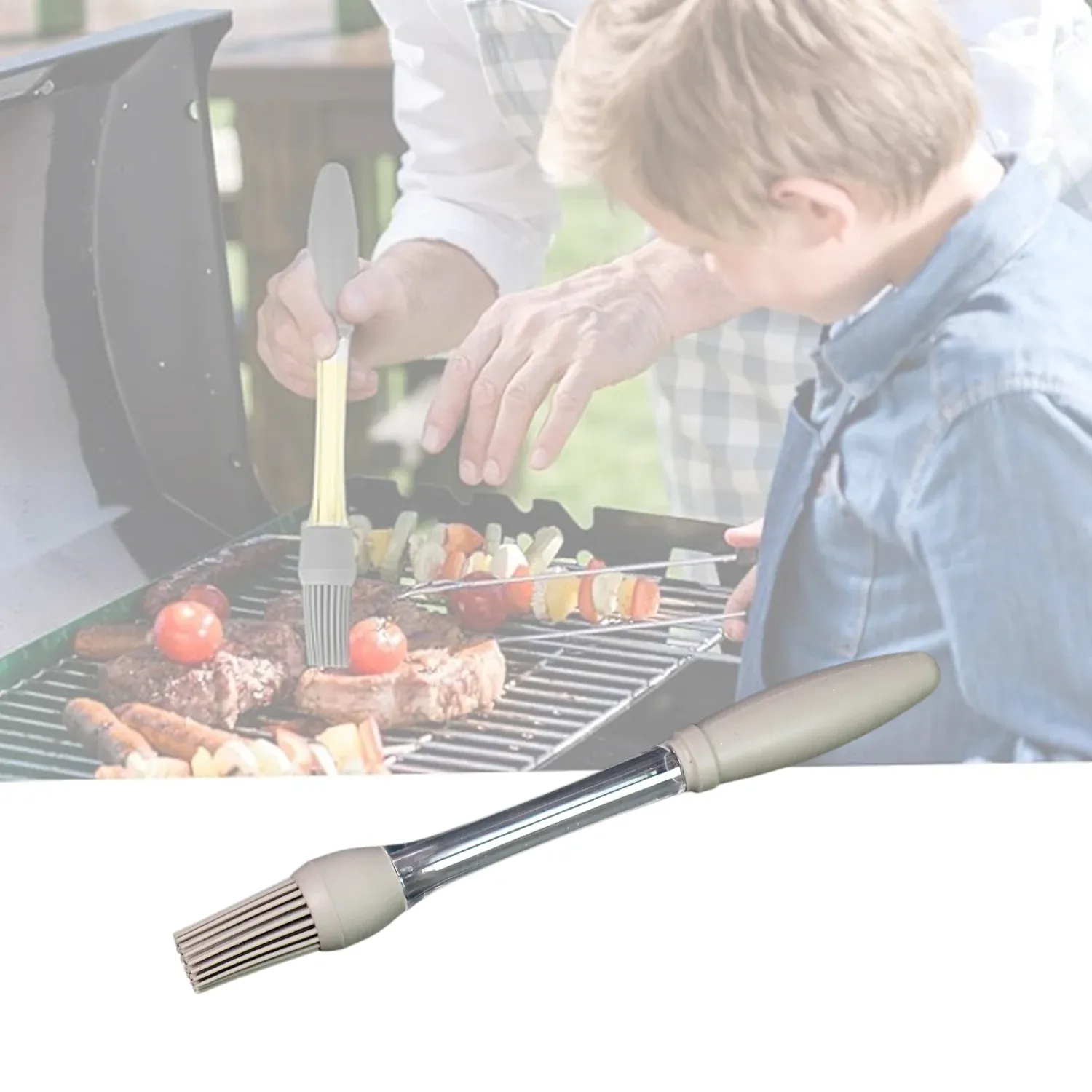 Silicone Oil Brush – Easy Dispensing for Grilling & Baking - Detailed Feature View 2