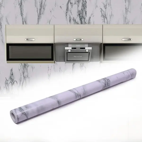 Marble Kitchen Wallpaper – Easy Peel & Stick Renovation 2m x 60cm