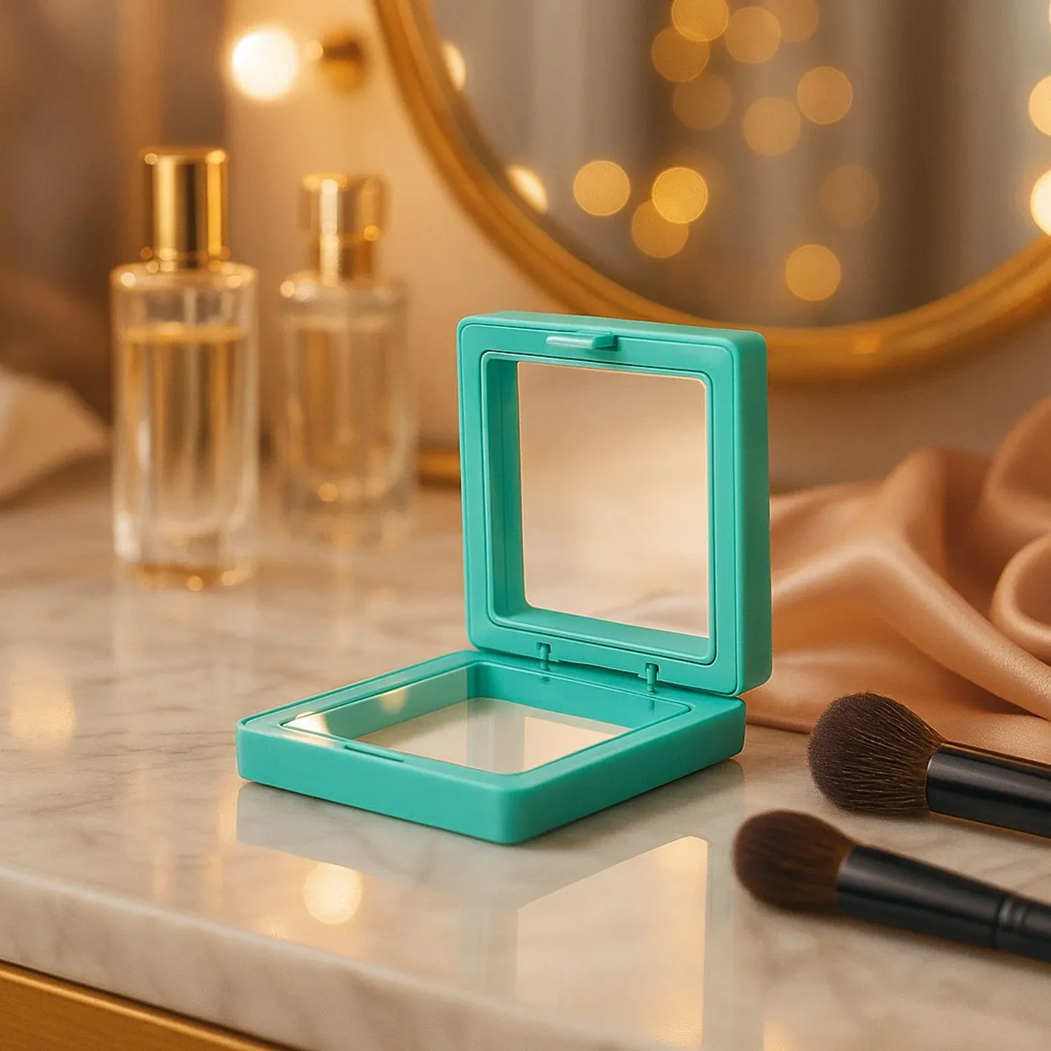 Premium Transparent Jewellery Display Box – Elegant Floating Frame Organizer - Buy Online at Alikart