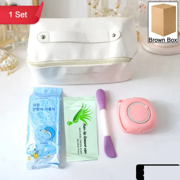 Women Travel Hygiene Essentials Combo – Compact & Portable Set