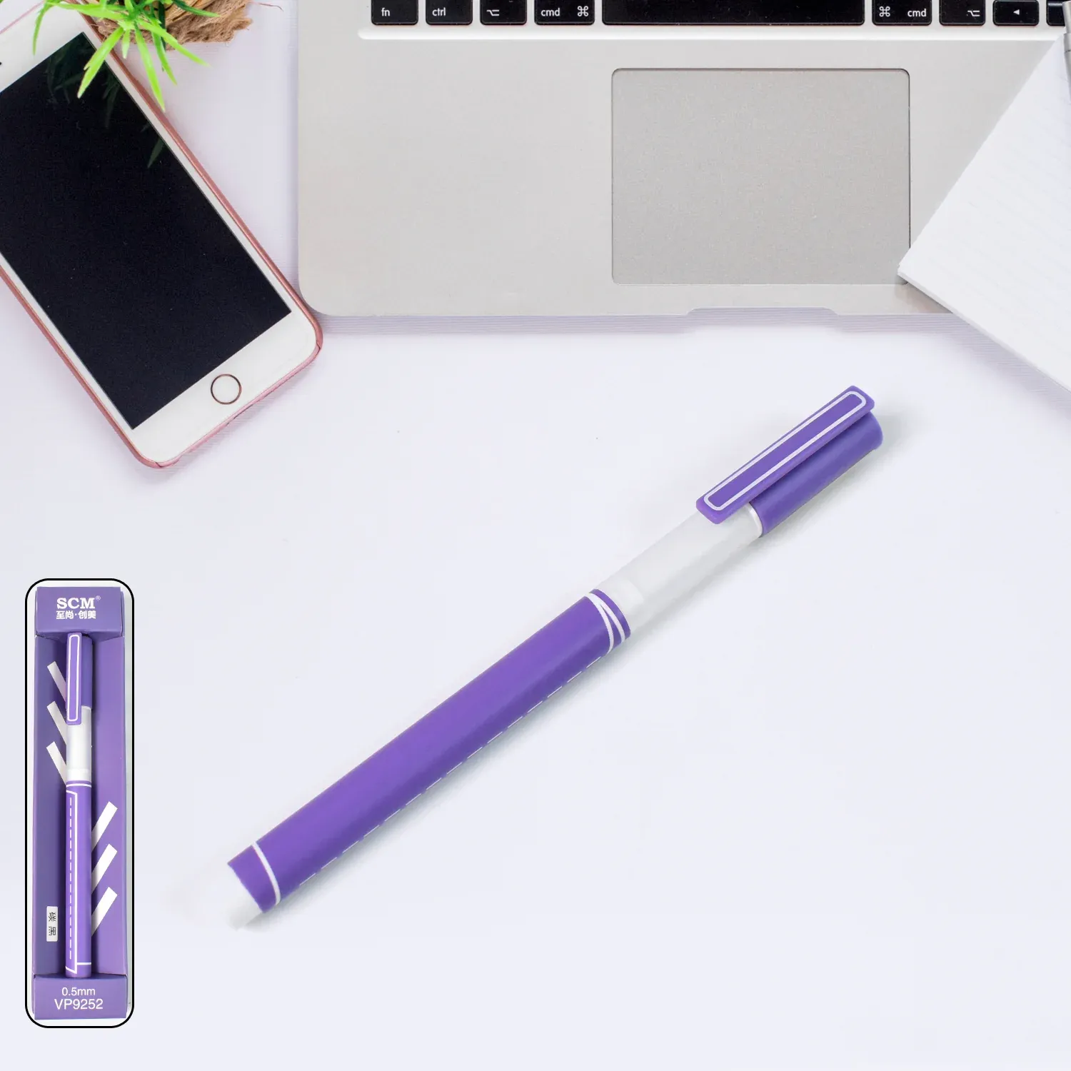 Black Gel Pen 0.5mm Fine Tip – Smooth Precise Writing - Detailed Feature View 3