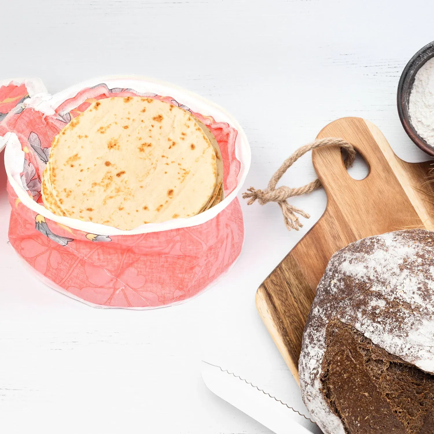 Premium Chapatti Box – Washable Cotton Roti Casserole | Lunchie Bunchie - Buy Online at Alikart