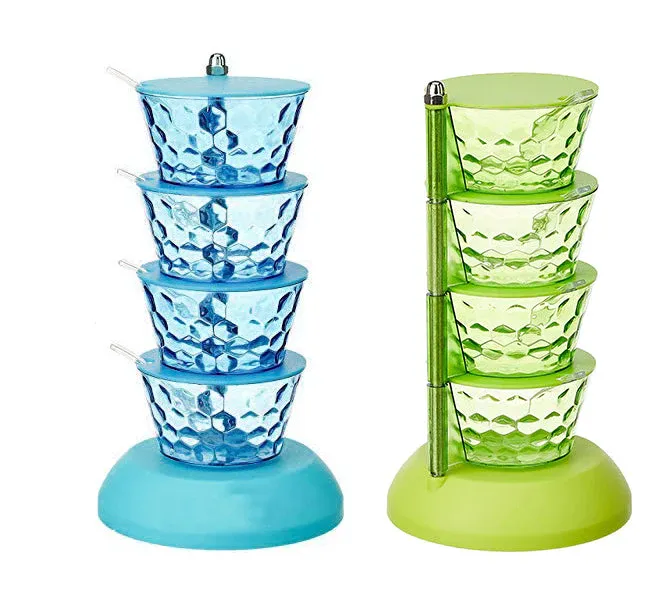 Premium Rotating Pickle Rack – 4-in-1 Multipurpose Kitchen Storage | CookAura - Buy Online at Alikart