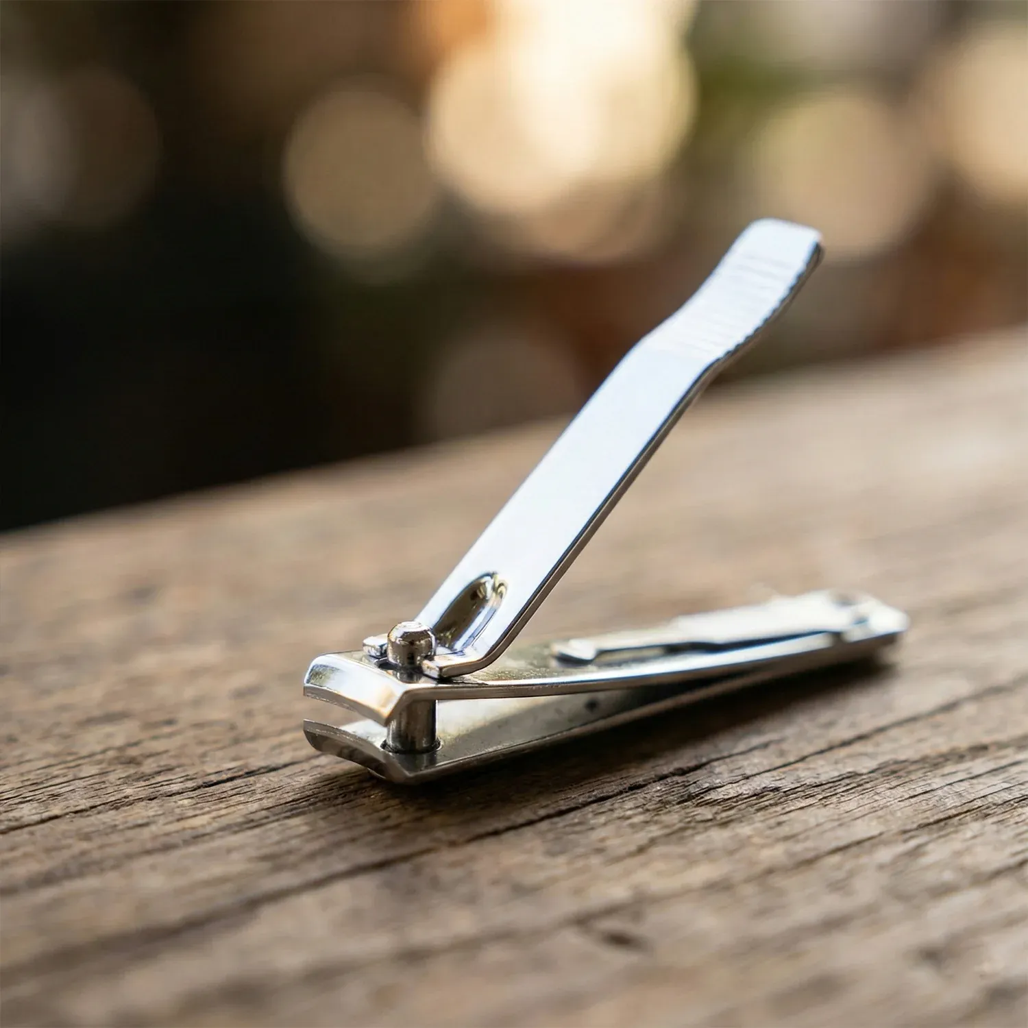 Stainless Steel Nail Clippers – Compact Set with Keychain Holder - Detailed Feature View 6