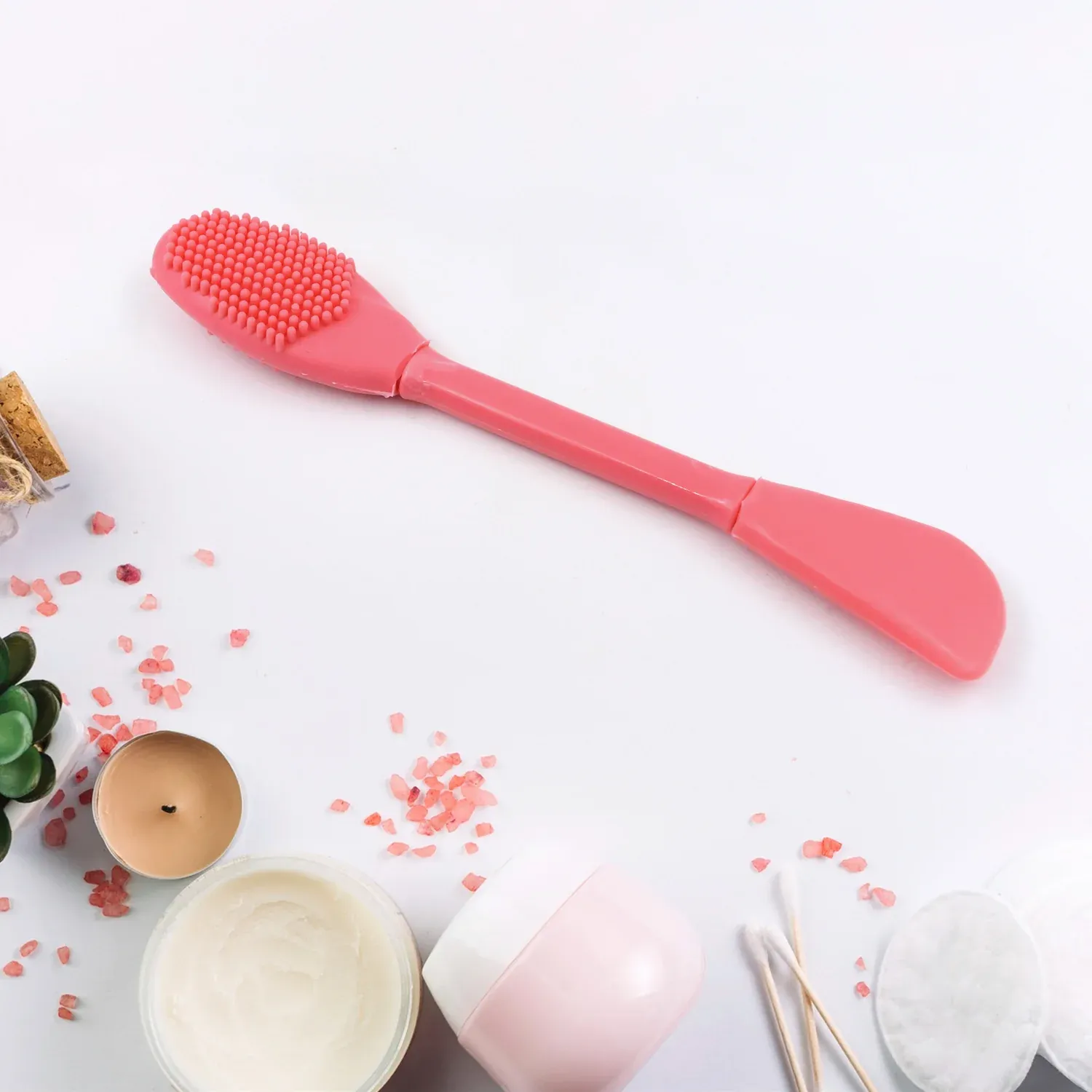 Premium Silicone Mask Brush – Dual-Ended Face Skincare Tool | GlowForm - Buy Online at Alikart