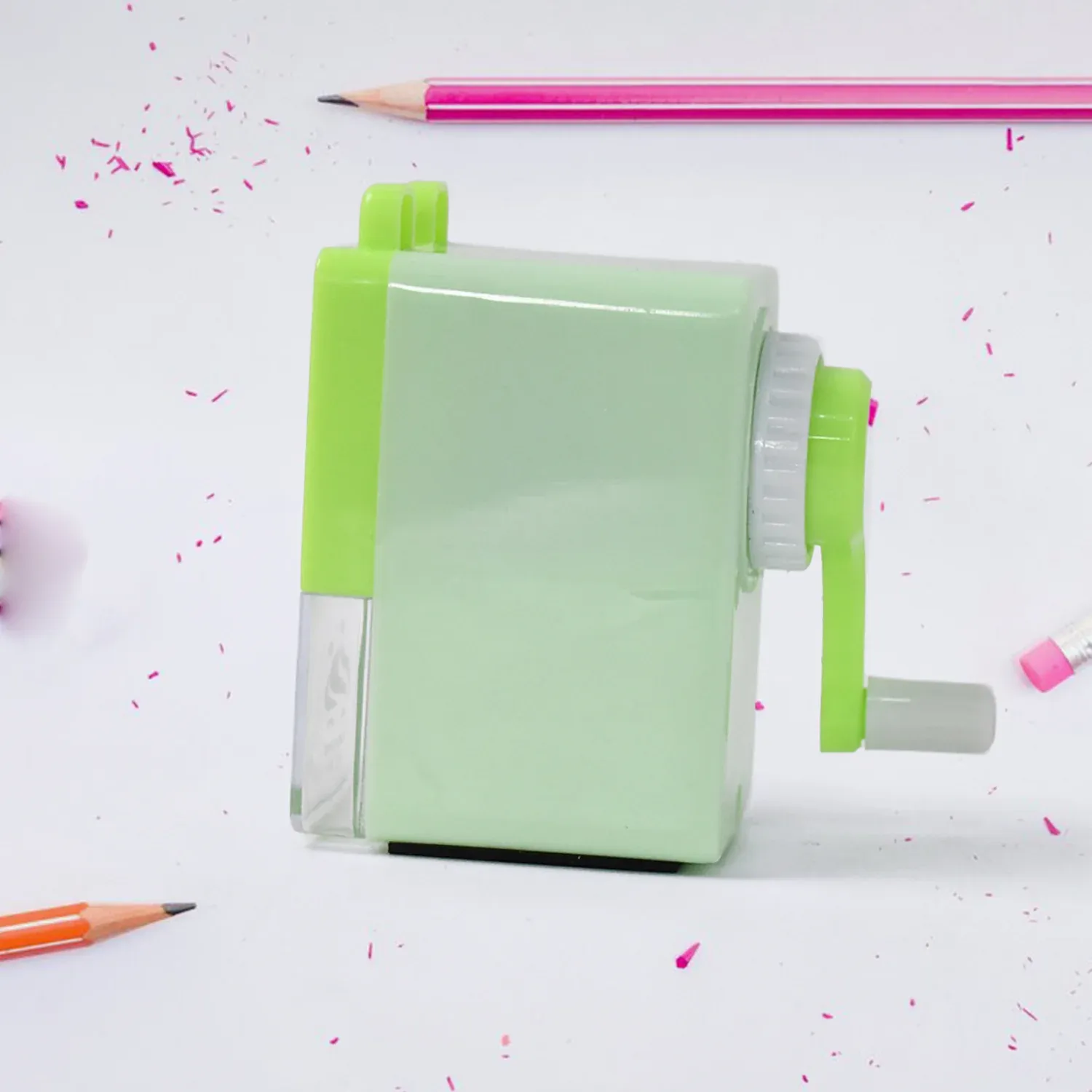 Manual Table Pencil Sharpener – Precise & Cute Design - Detailed Feature View 3