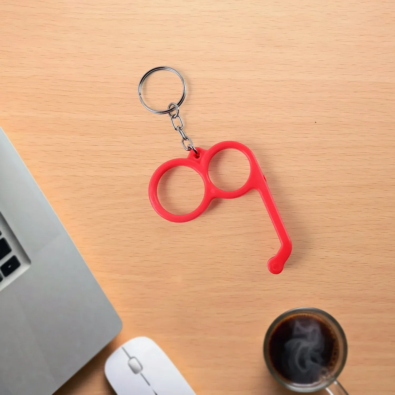 Dual-Finger Mobile Stand Keyring – Lightweight 2-in-1 Phone Holder - Detailed Feature View 5