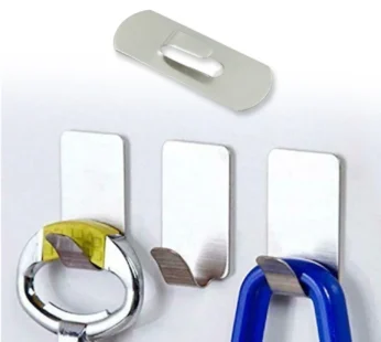 Stainless Steel Wall Hooks – 18 Pc Self-Adhesive Set | GlimmerHome