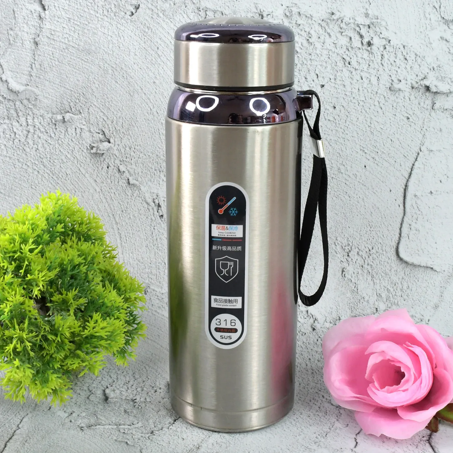 Stainless Steel Water Bottle 800ml Insulated Leak-Proof | hydrozilla