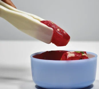 Kitchen Tongs – Easy Grip Plastic Handle Bread Clamps | CookAura