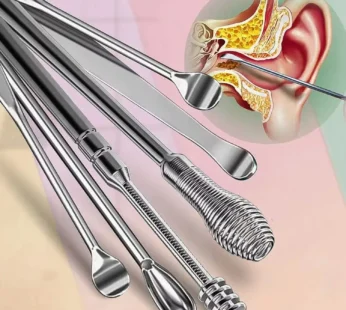 Ear Wax Cleaner Kit – 6-in-1 Reusable Tools with Pouch |