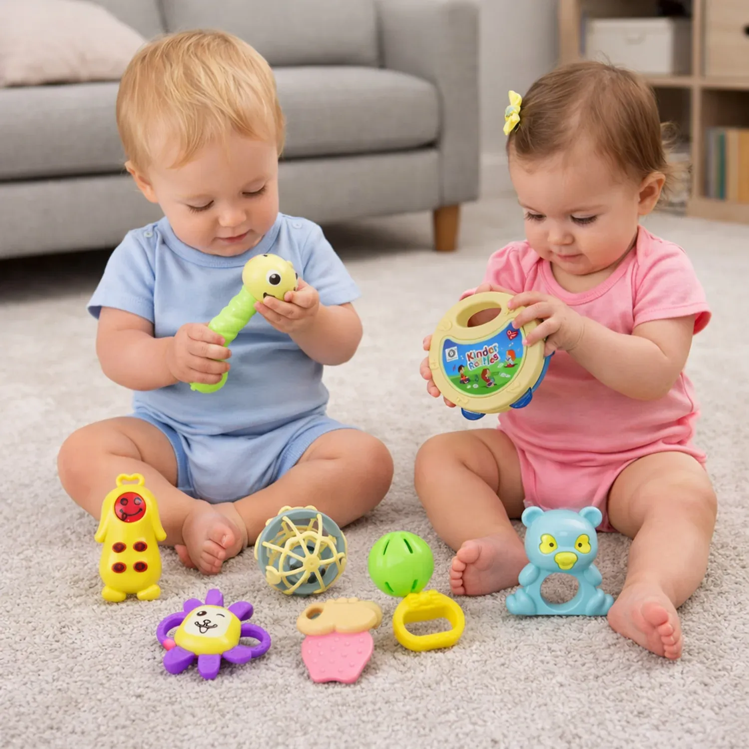 Premium Baby Rattles Set – Safe Sensory Toys for Infants | Aditi - Buy Online at Alikart