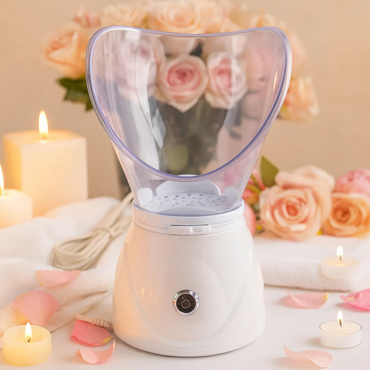 Premium Facial Steamer – Professional 130W Ionic Steam for Deep Pore Cleansing - Buy Online at Alikart