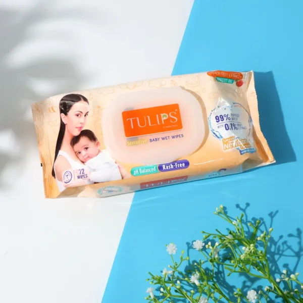 Sensitive Baby Wet Wipes – Gentle, Alcohol-Free & Rash-Free Care