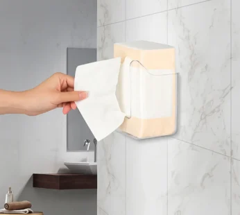 Tissue Dispenser Holder – Self-Adhesive Wall-Mounted Design