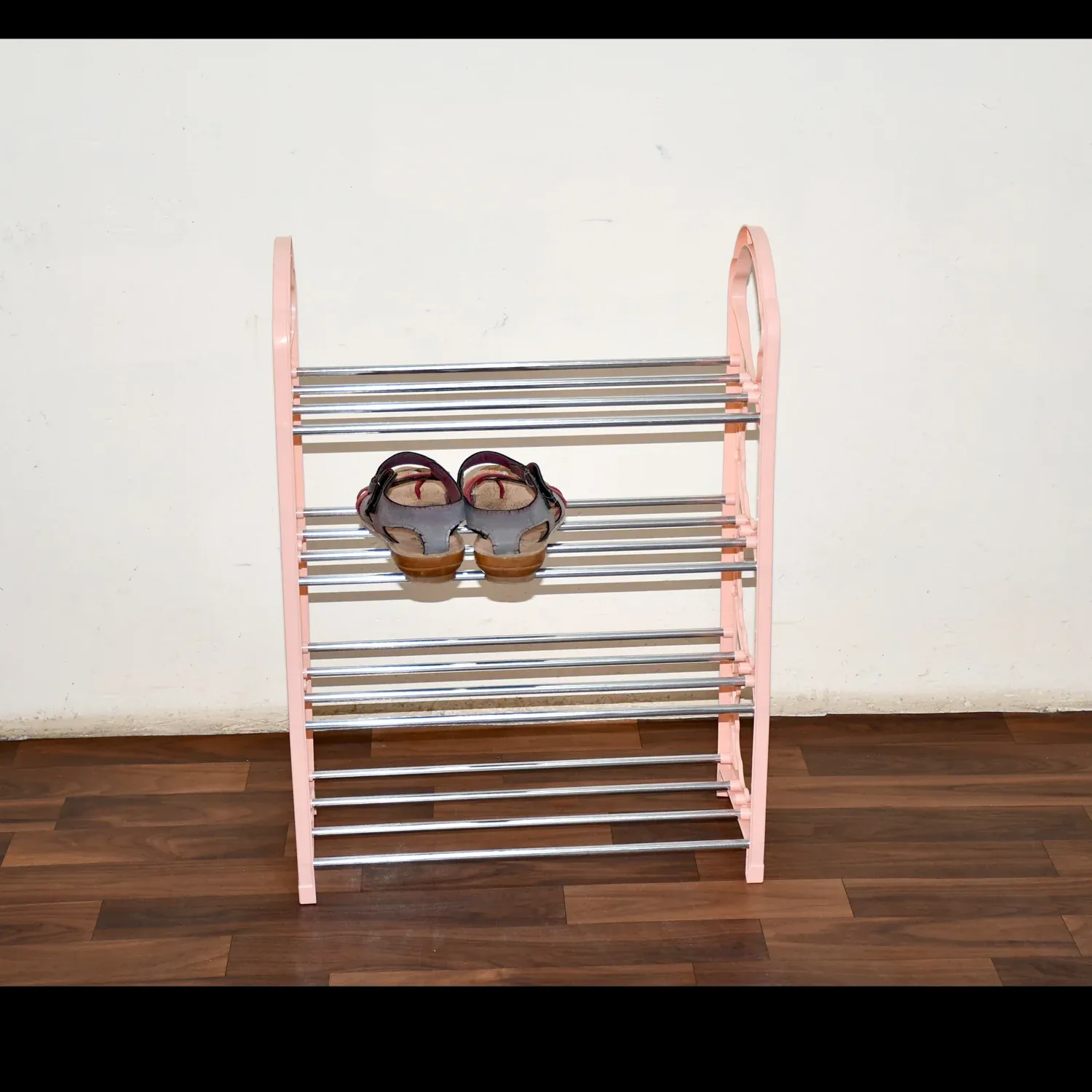 Folding Shoe Rack – 4-Layer Space Saver India - Detailed Feature View 2