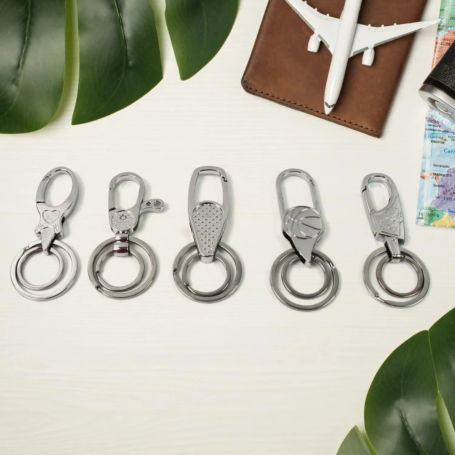 Heavy Duty Stainless Steel Key Holder – Durable & Stylish | JourneyMate - Detailed Feature View 3