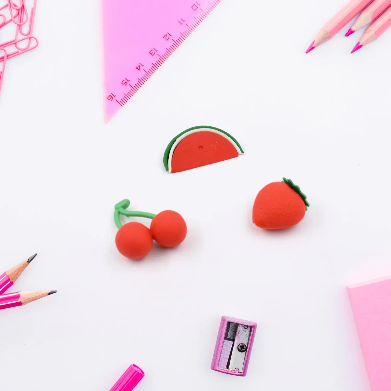 Kids Erasers Set – Colorful 3D Designs | Writezo - Detailed Feature View 8