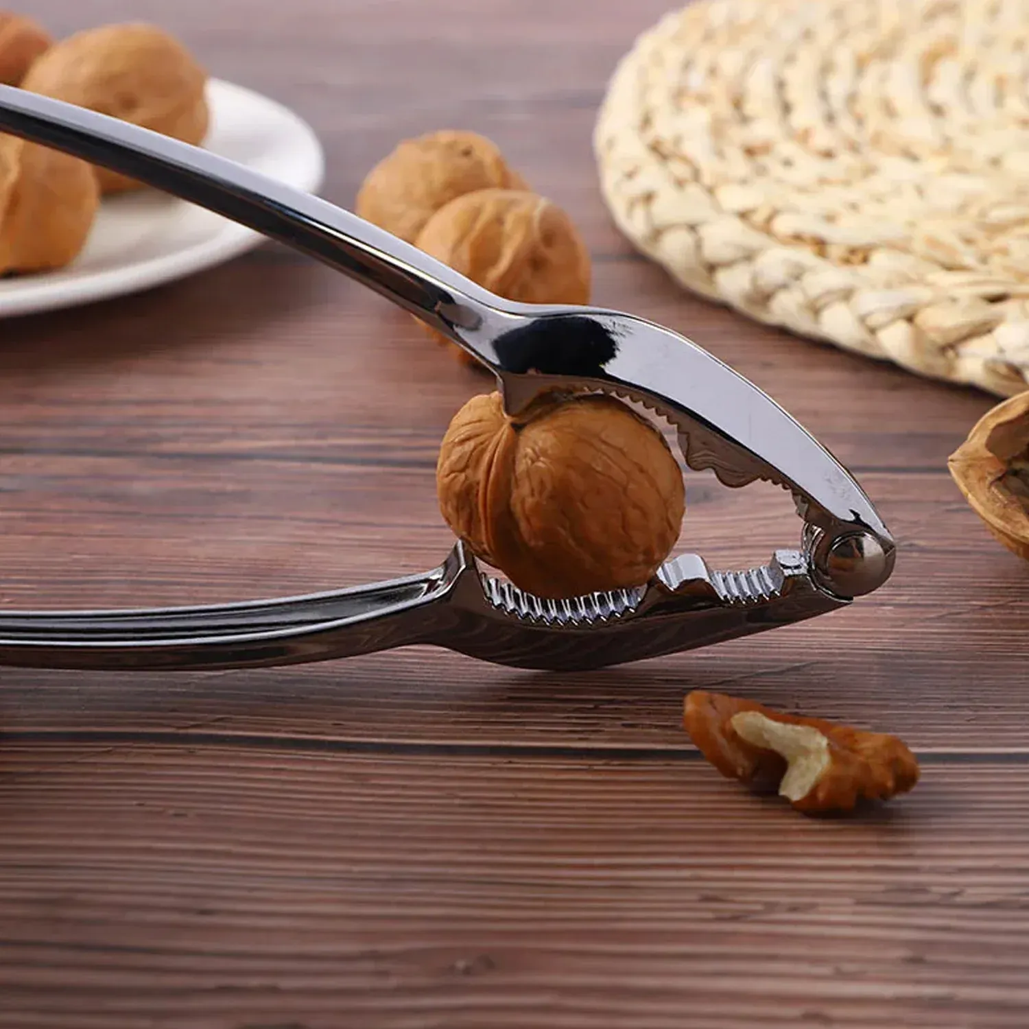Premium Walnut Cracker – Durable Stainless Steel Nut Sheller | Action Legion - Buy Online at Alikart