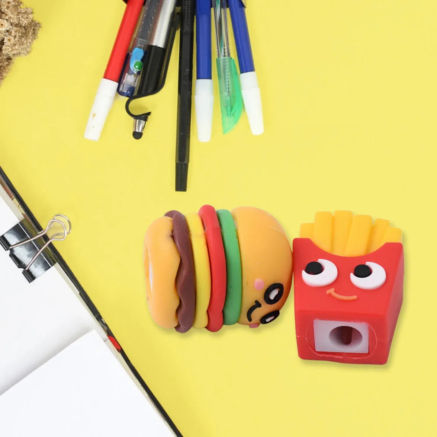 Premium Cartoon Shaped Pencil Sharpener – Fun & Compact Kids Sharpener - Buy Online at Alikart