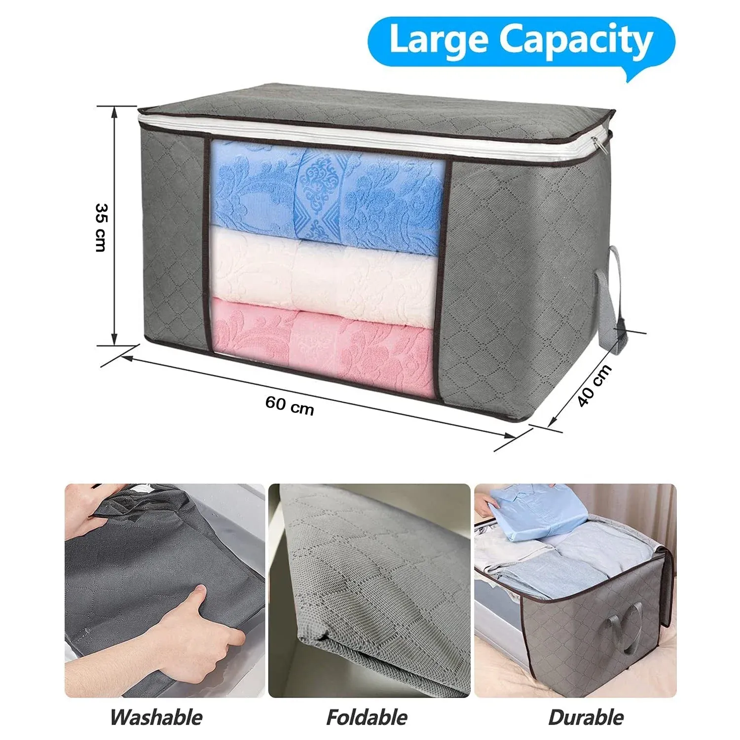 Travel Storage Bag – Multipurpose Clothes Organizer | Packory - Detailed Feature View 2