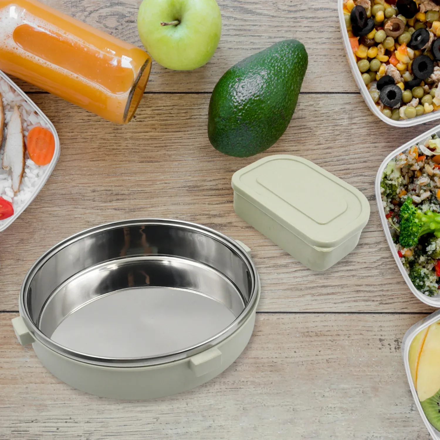Stainless Steel Lunch Box – Leak-Proof & BPA-Free | Miracle - Detailed Feature View 4