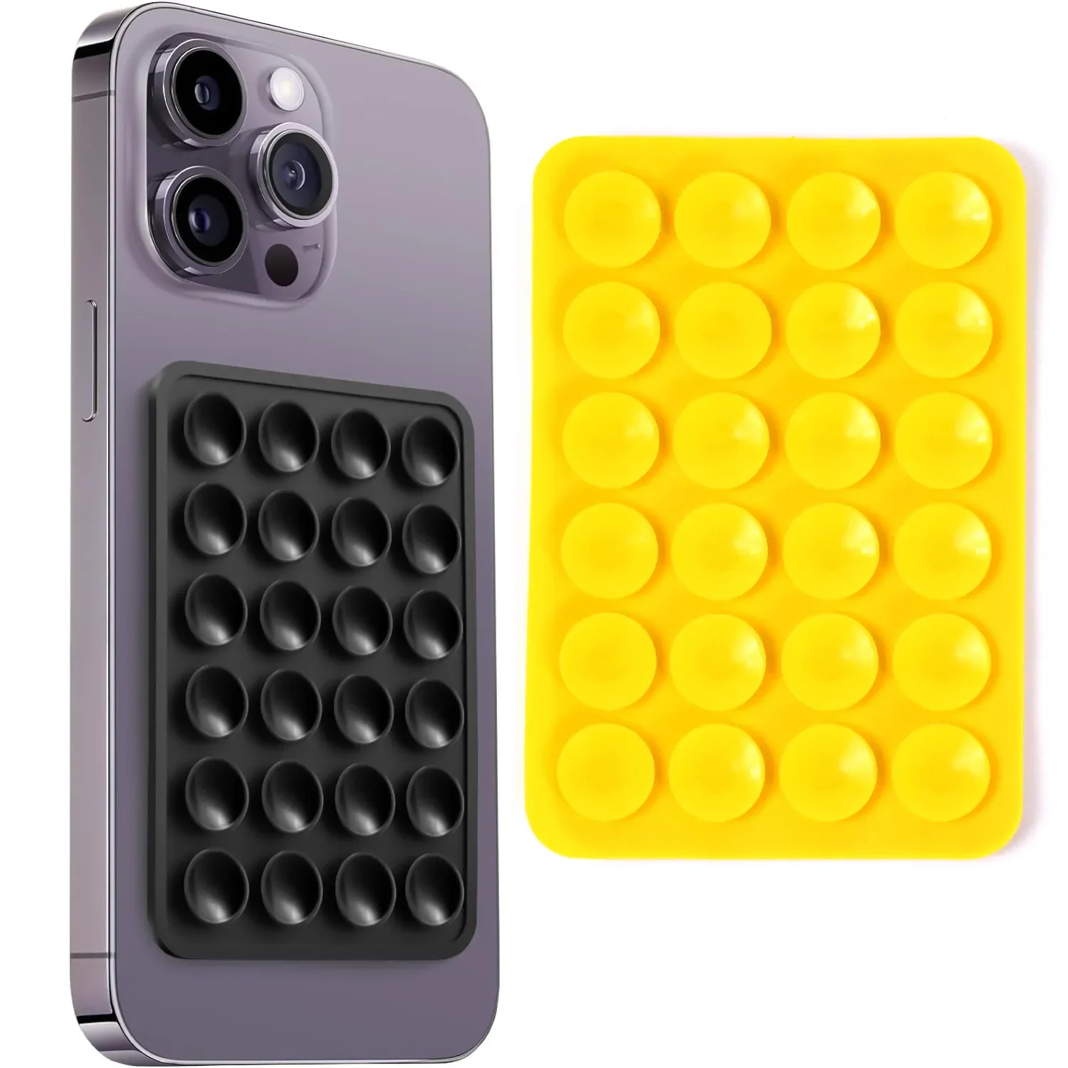 Premium Suction Phone Holder Mount – Silicone Grip, Mix Colors | Gambit - Buy Online at Alikart