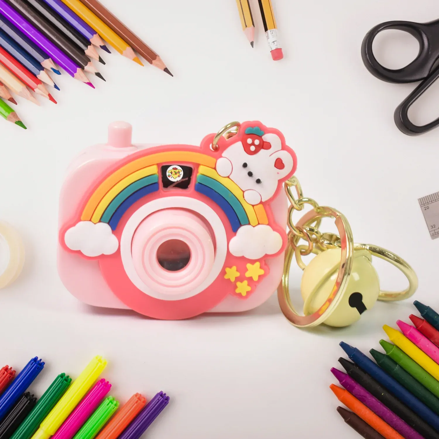 Projective Camera Keychain – Fun Rainbow Image Projector - Detailed Feature View 12