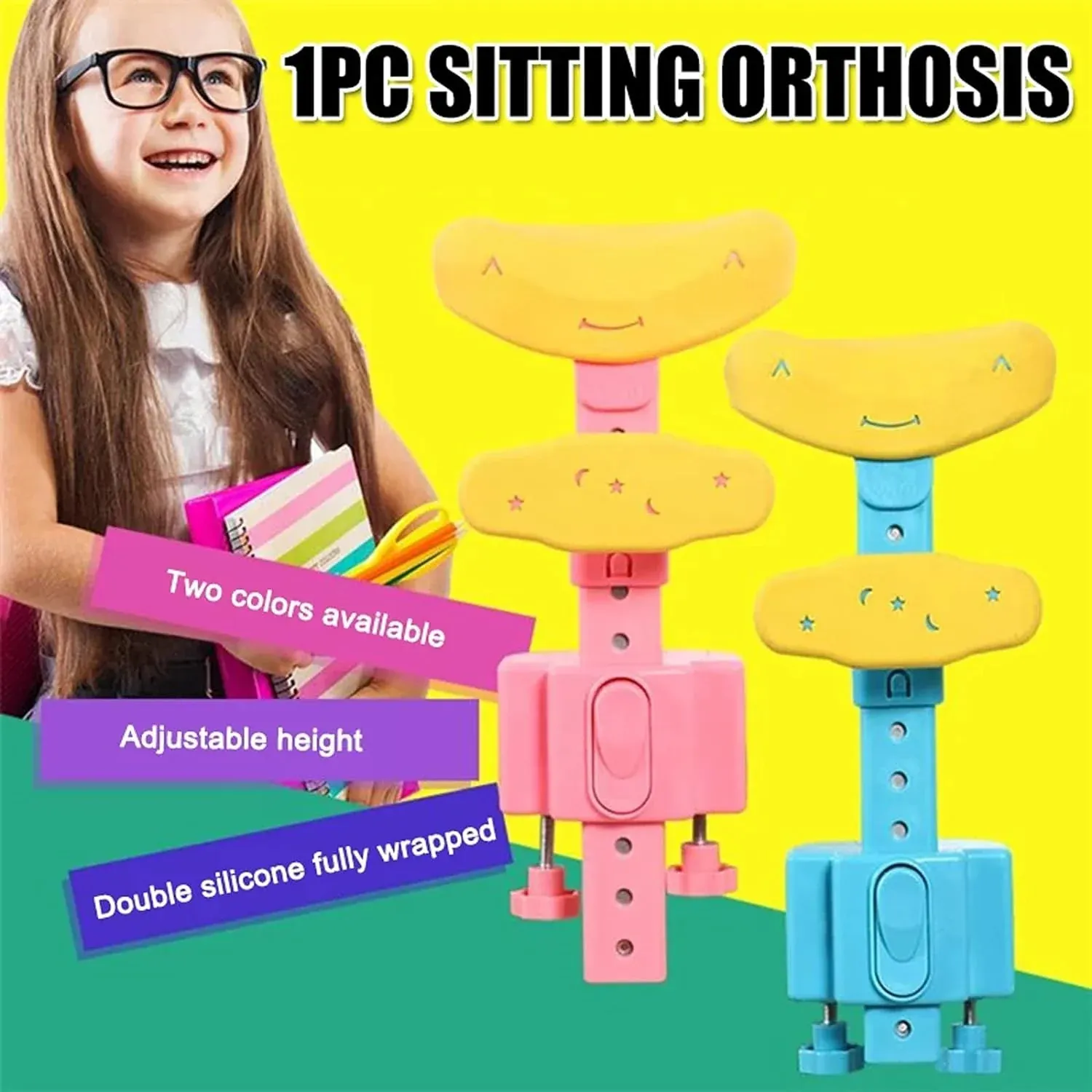 Kids Posture Corrector – Adjustable Support for Reading & Writing | CookAura - Detailed Feature View 7