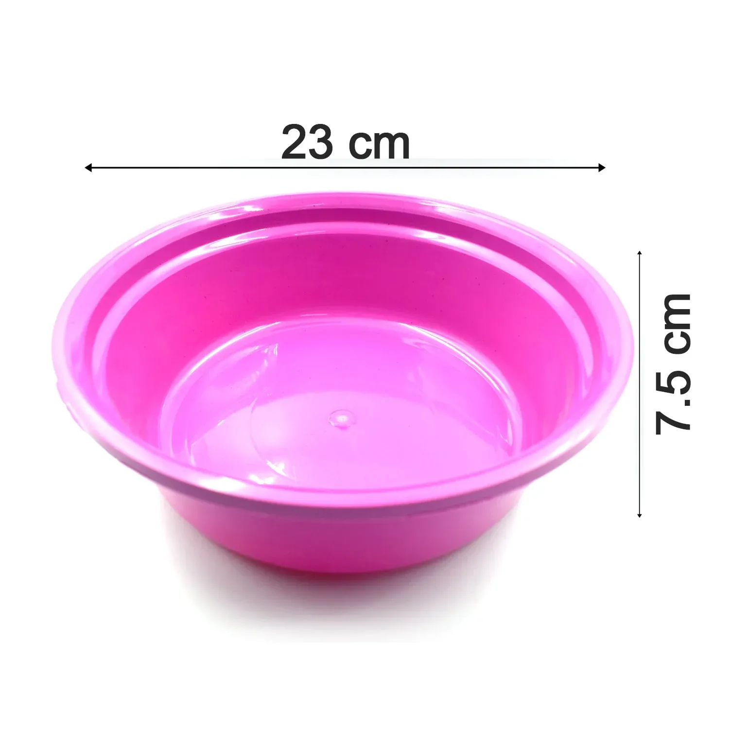 Plastic Storage Bowls Set of 3 – Multipurpose & Durable | Storenzo - Detailed Feature View 4