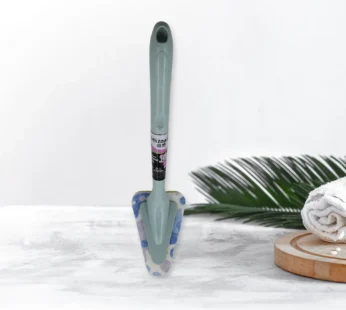 Triangular Sponge Brush – Long Handle Kitchen & Bathroom Cleaner | Velvet Wipe