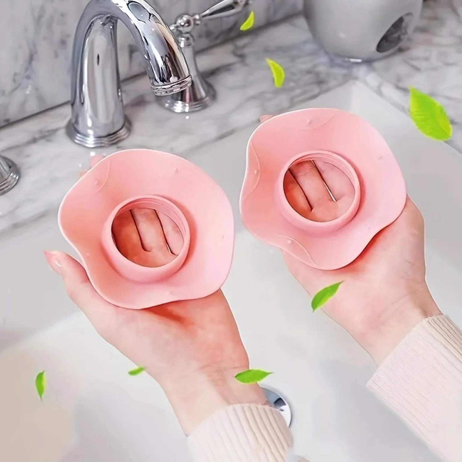 Silicone Wrist Bands for Face Washing – Water-Stop Barrier (2 Pc) - Detailed Feature View 3