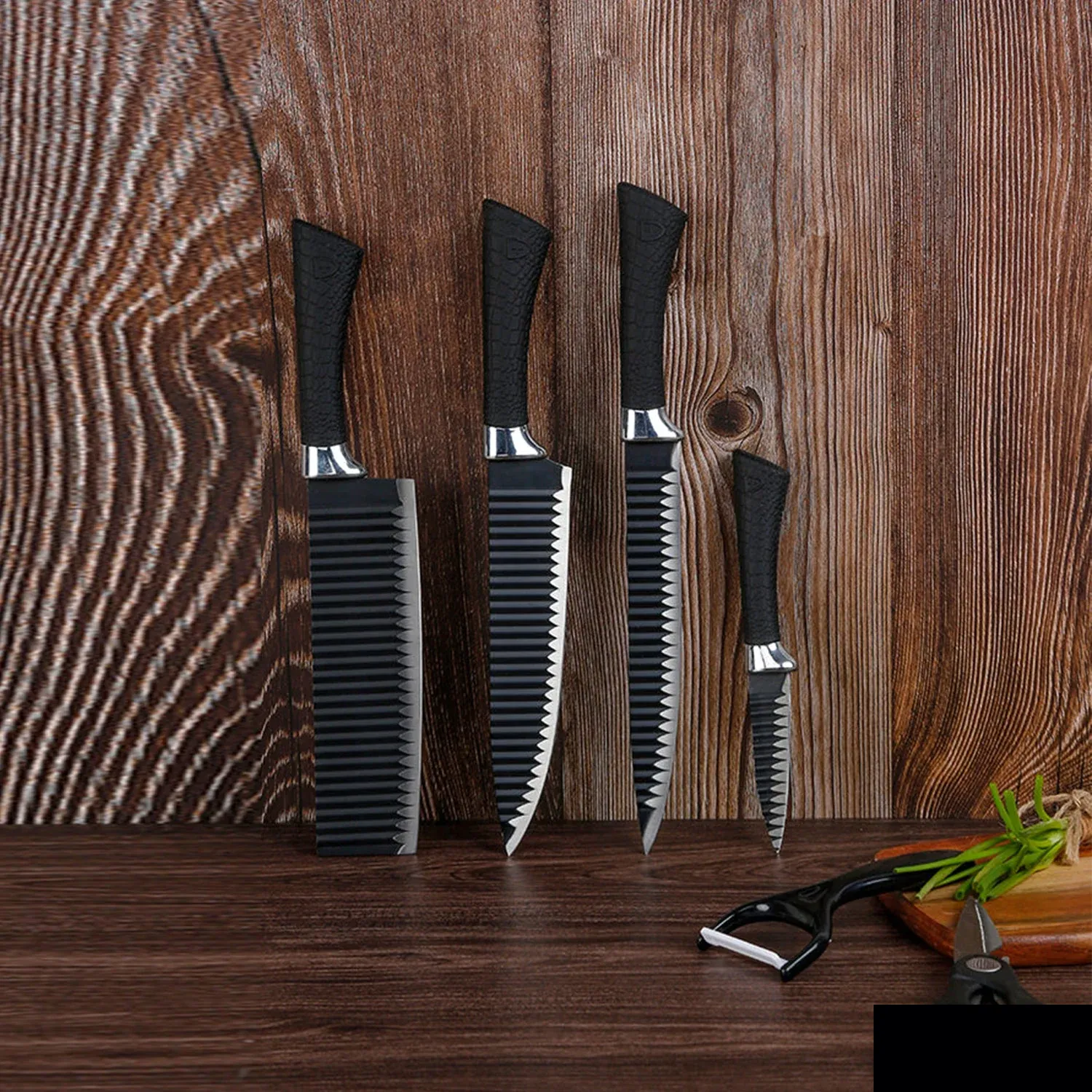 Premium Stainless Steel Knife Set – 6-Piece Kitchen Tools | Quickslice - Buy Online at Alikart