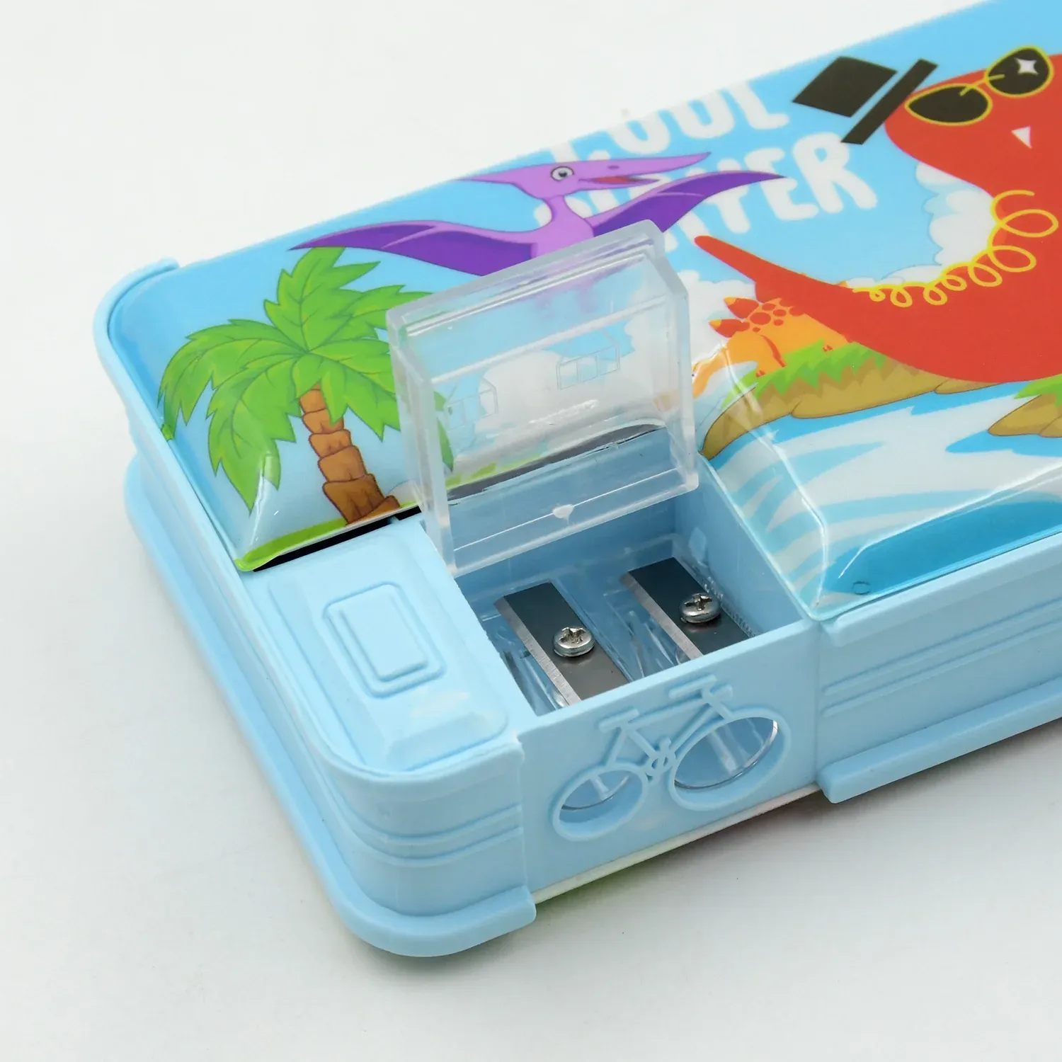 Kids Pencil Case – Dual Compartment Stationery Box | Deskrova - Detailed Feature View 10