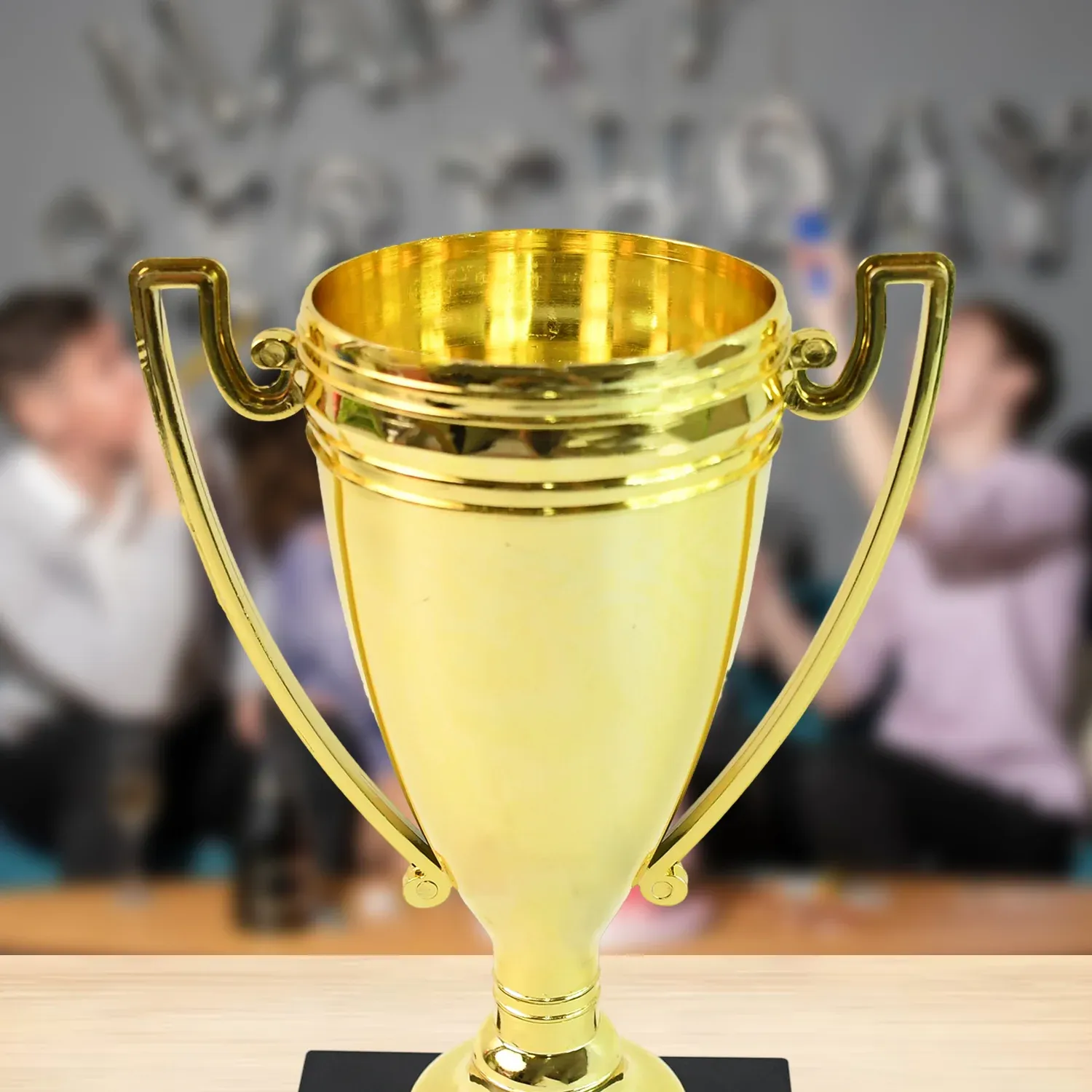 Golden Birthday Trophy – Premium Plastic Award with Base - Detailed Feature View 3