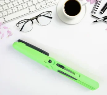 School Craft Scissors Pen Shape Portable Safety Cutter for Kids (1 Pc)
