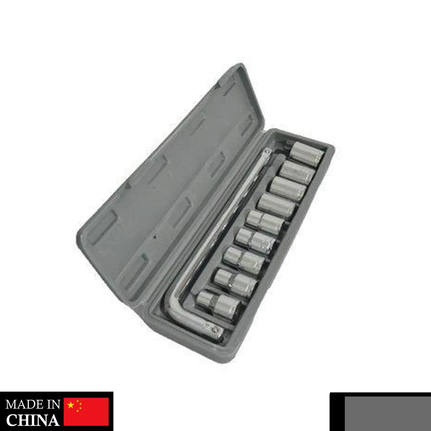 Premium Socket Wrench Set 10-Pc 3/8-inch Drive 6-Point | BoltForce - Buy Online at Alikart