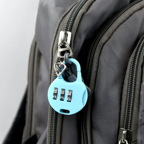 3-Digit Zipper Lock – Secure Your Bags & Luggage | LuggageFort