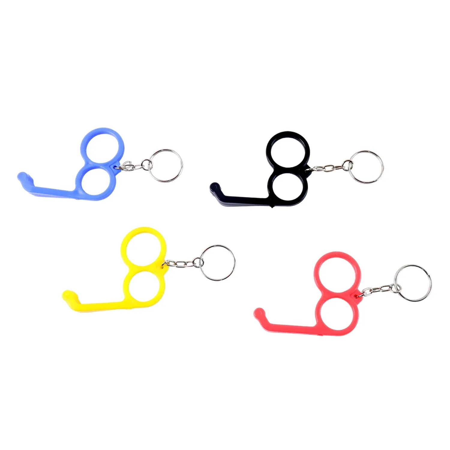 Dual-Finger Mobile Stand Keyring – Lightweight 2-in-1 Phone Holder - Detailed Feature View 4
